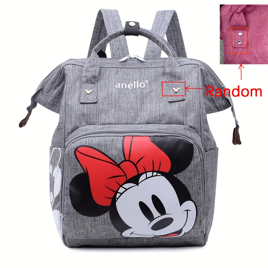 Canvas Backpack Casual - 미키 마우스 여성 여행용 백팩 가볍고