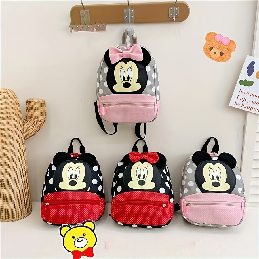 메스카 만화 쥐 캐릭터 프린트 백팩 카와이 컬러블록 스 - Fashion Backpack Women 리뷰 및 가격