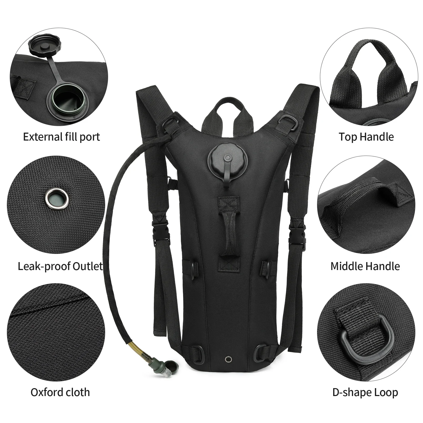 군용 전술용 카멜 백팩, 3L 방수 물주머니 포함, 러 - Urban Backpack Tactical 리뷰 및 가격
